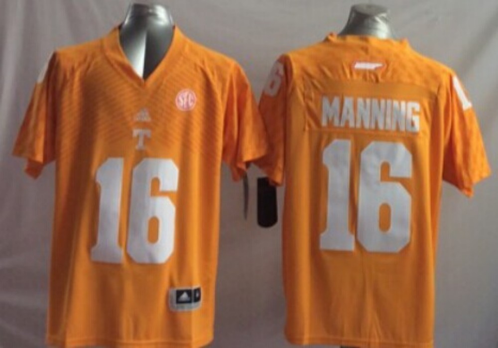 Men's Tennessee Volunteers Peyton Manning #16 Orange Jersey